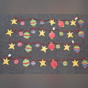 Department 56 Christmas Tree Garland (Lot Of 4) NEW